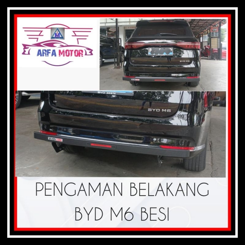Rear Guard BYD M6 Hollo Iron Rear Bumper BYD M6 IRON Sevencode | Shopee ...