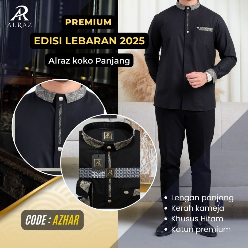 ALRAZ Long Blackkoko AzharDesign | Shopee Malaysia