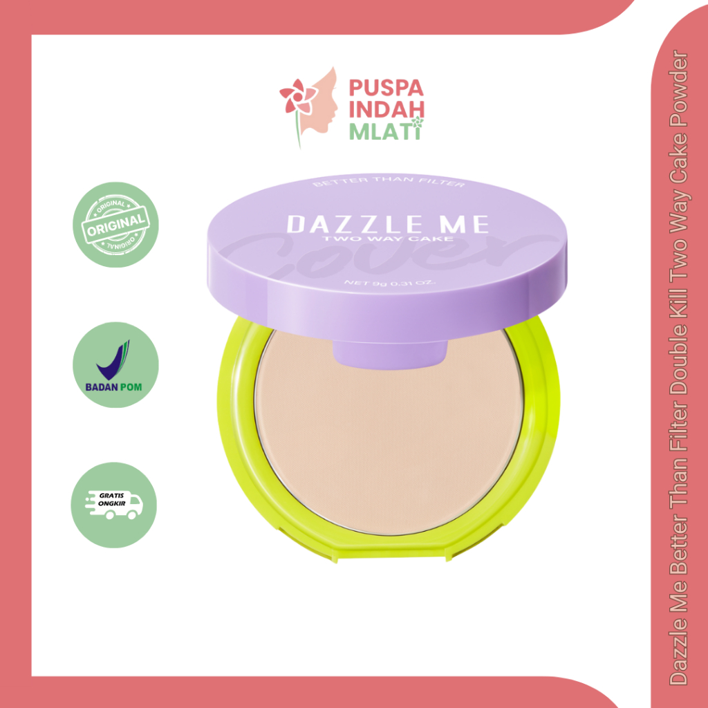 Dazzle Me Better Than Filter Double Kill Two Way Cake Powder | Shopee ...