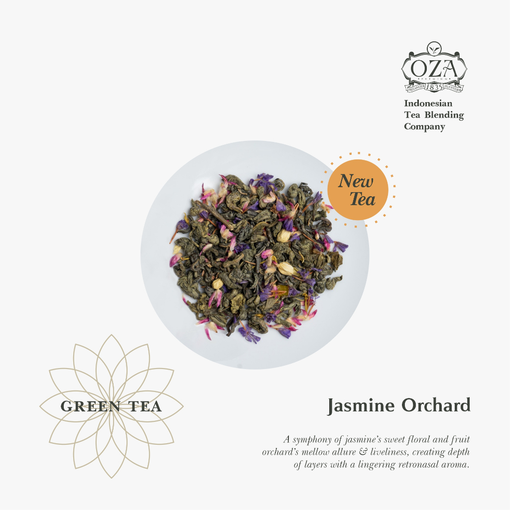 OZA Tea - Jasmine Orchard | Artisan Tea - Green Tea | Special Grade ...