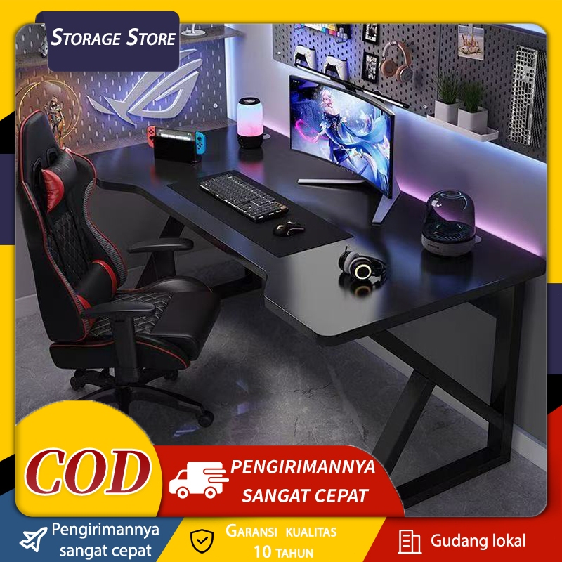 Gaming Table 100cm -140cm | |Damaindah Shaped L Carbon Fiber Computer ...