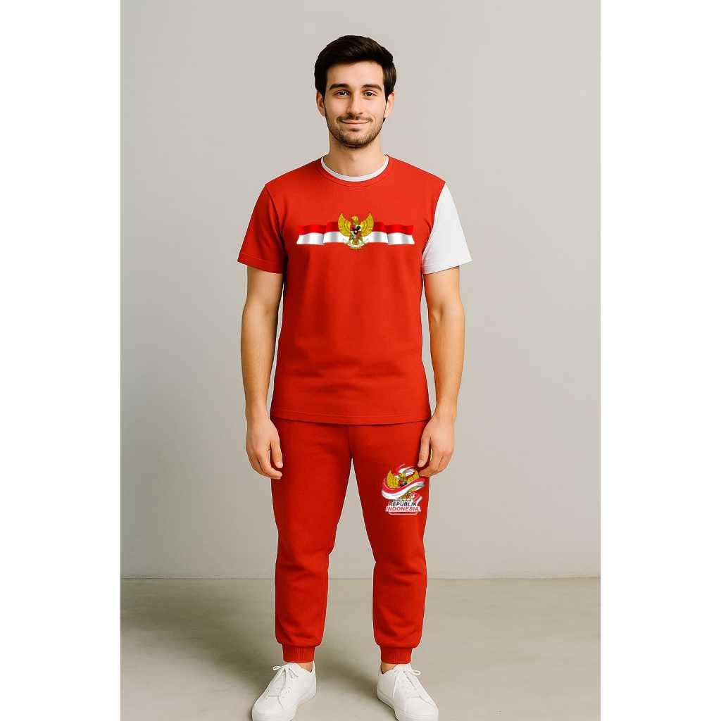 MERAH MEN'S Red and White Suit Independence Edition / Republic of ...