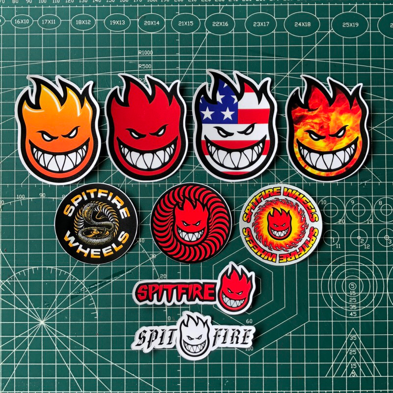 Stickerpack Spitfire Wheels Skateboard | Shopee Malaysia