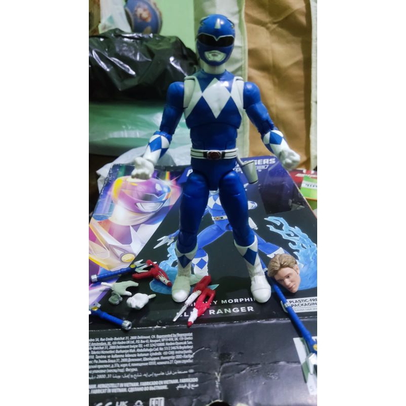 Power rangers MIGHTY MORPHIN BLUE RANGER | Shopee Malaysia
