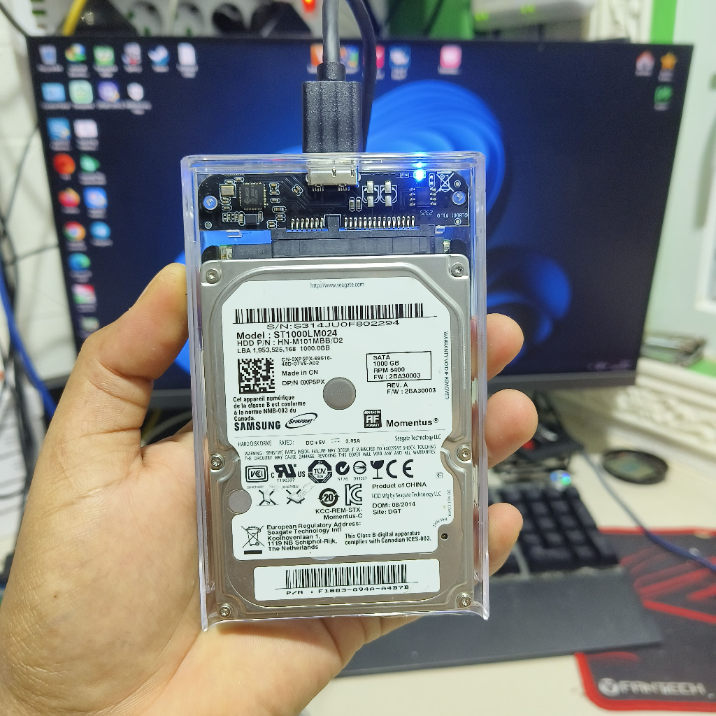 Samsung EXTERNAL HARD DISK 1TB SENTINEL 87% EXCELLENT | Shopee Malaysia