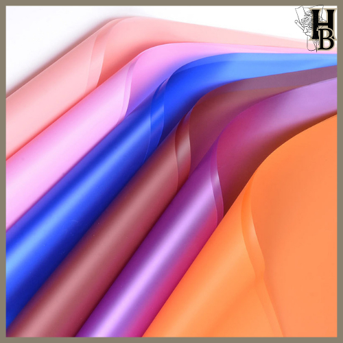 Flower Wrapping Cellophane Full Color Opp Flower Bouquet Paper Retail ...