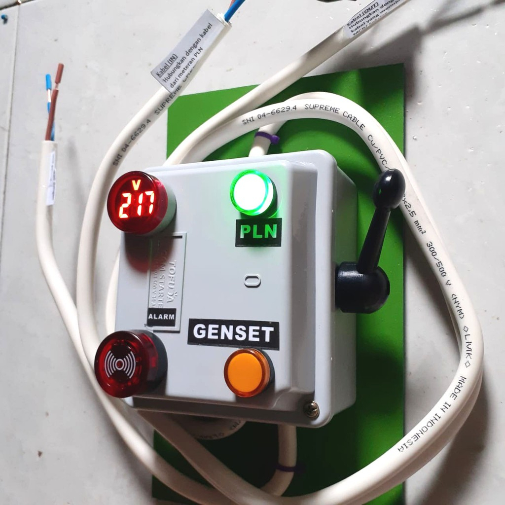 Lever for transferring PLN to PLTS / Power Station / generator (there ...