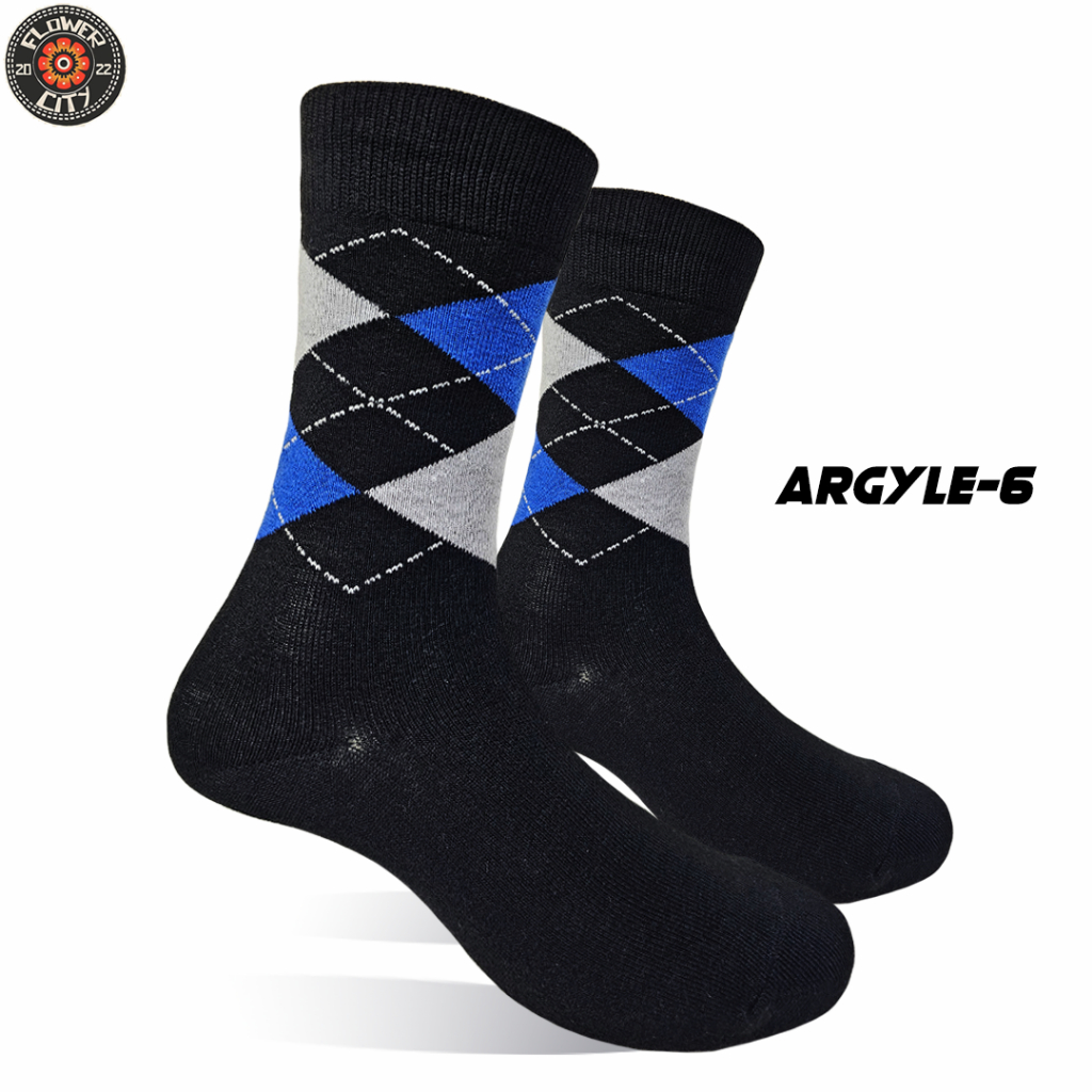 Office Socks - Mensock - Arglye 6 Office Socks - Flower City | Shopee ...