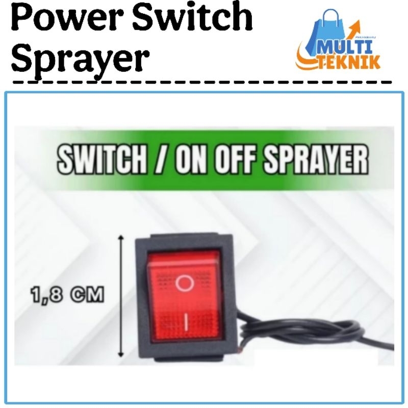 Power Switch ON OFF Switch SPRAYER Spray MSA Electric Pest Pump ...