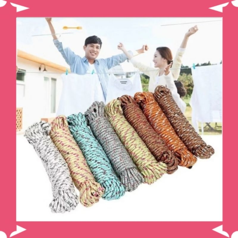 10 Meter Nylon Clothesline Clothes Drying Rope Mining Rope | Shopee ...