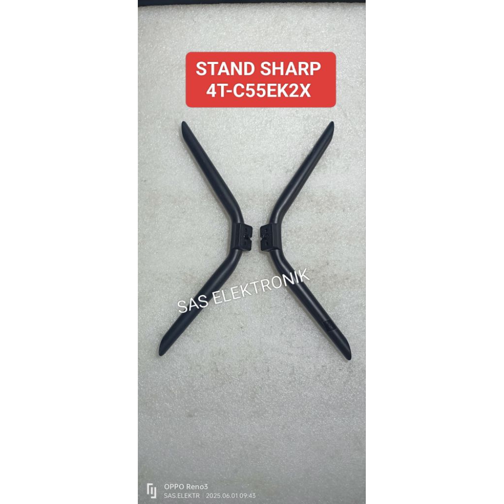 STAND BRACKET FOOT STAND LED TV STAND SHARP 55 INCH 4T-C55EK2X 4T-55EK2 ...