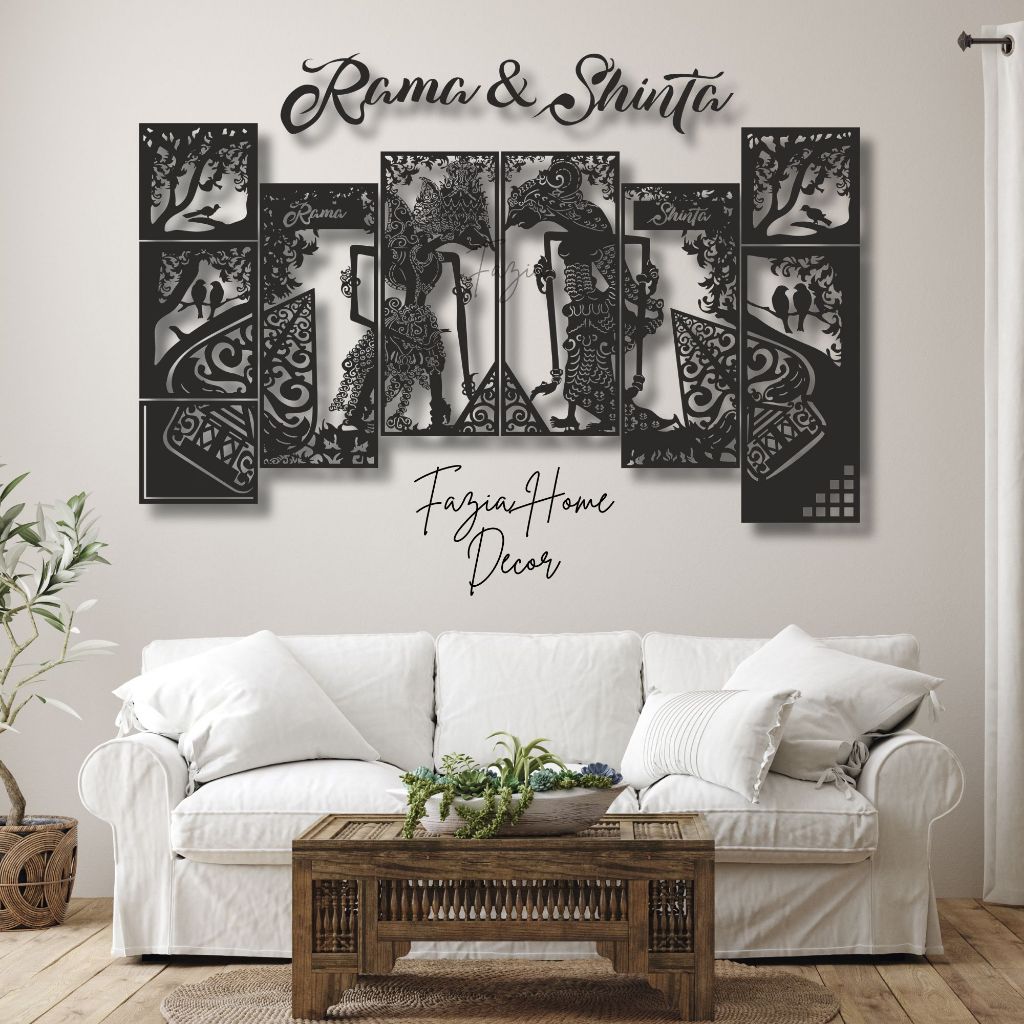 RAMA SHINTA DESIGN V2 3D WALL DECORATION | Shopee Malaysia