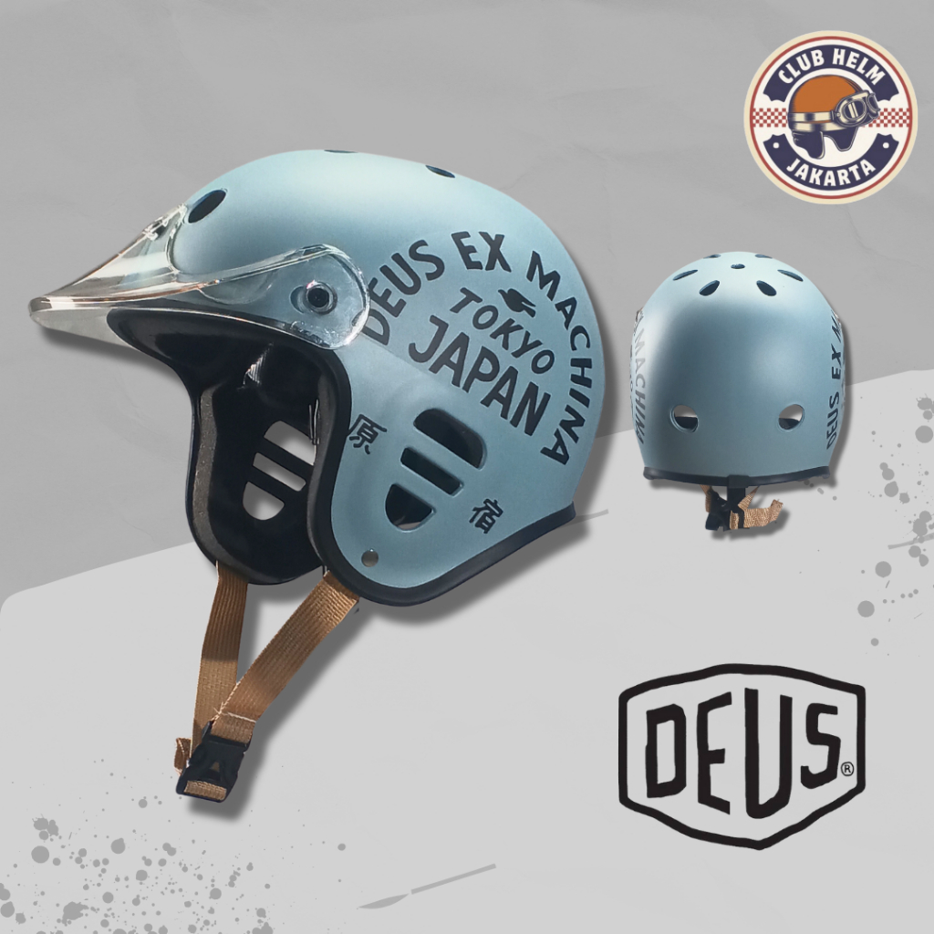 Full Deus Machina Custom Japan + Pet Bicycle Skate Helmet | Shopee Malaysia