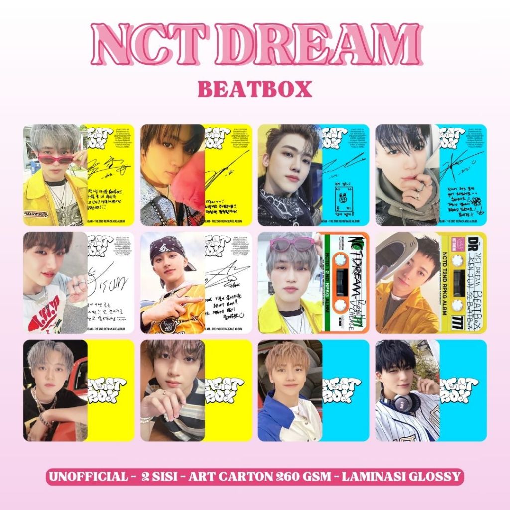nct dream Beatbox mu-mo ミューモ トレカC チソン 秋めく ①
