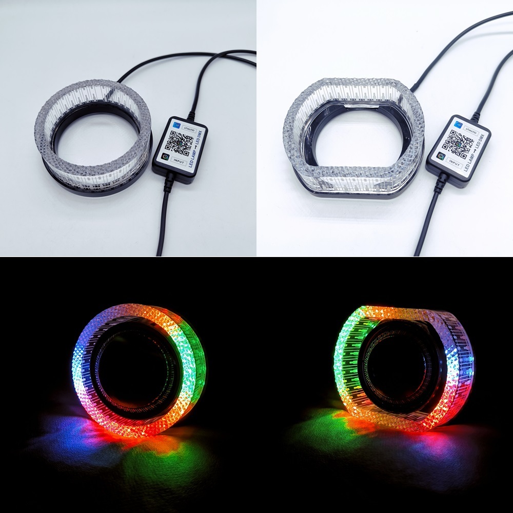 Shroud Projector BiLED Acrylic Angel Eye Acrylic Vinyx Crystal 5D WRGB ...
