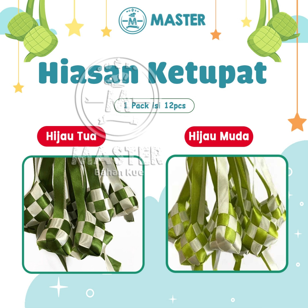 Idul Fitri Eid Ribbon Hampers Hari Raya Ketupat Decorations [1 pack of ...