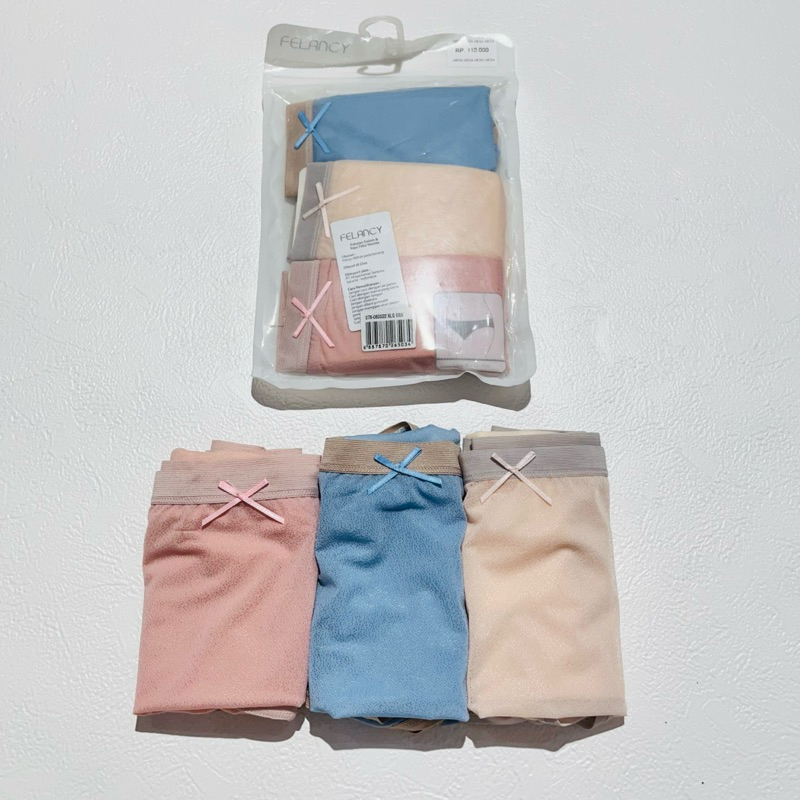 Felancy Panty Pack (Underwear) 3pcs/pack FPP0022 size XL | Shopee Malaysia