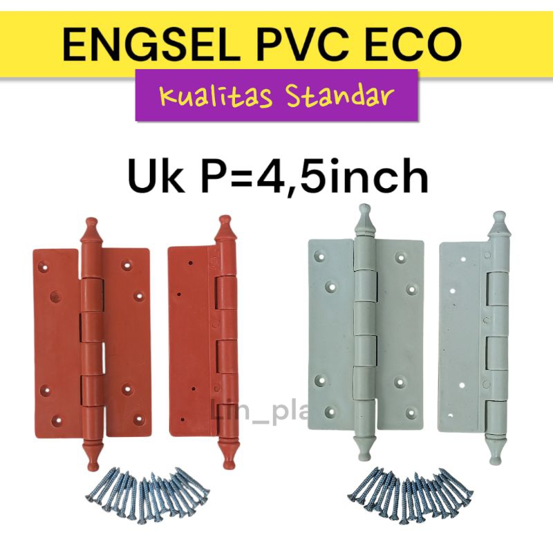 Eco PVC PLASTIC HINGE | Uk LENGTH 4.5