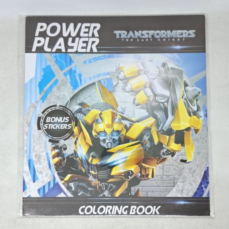 Coloring Book Transformers Original Power Player License Ready To Lead ...