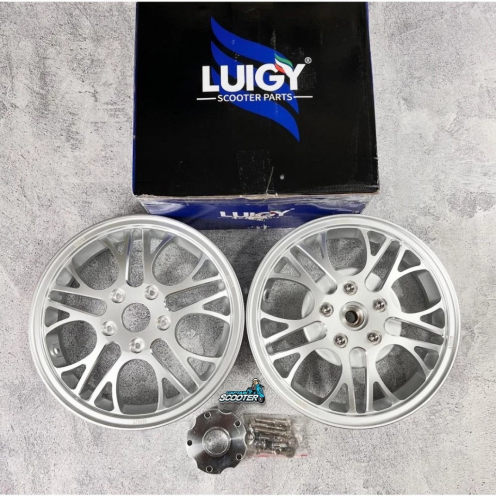 Luigy Rims CS03 CS-03 Silver Rims Vespa Sprint Primavera GTS LX S ...