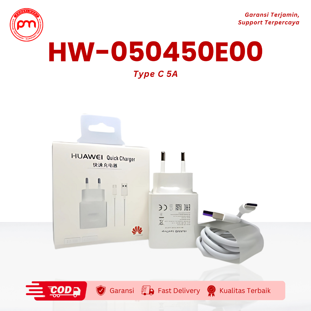 Caricabatteria Originale HW-050450E00 + Cavo Type C per