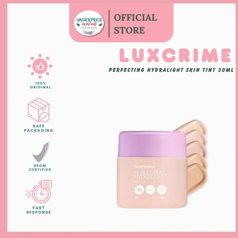 LUXCRIME Perfecting Hydralight Skin Tint Spf 35 Pa+++ | Shopee Malaysia
