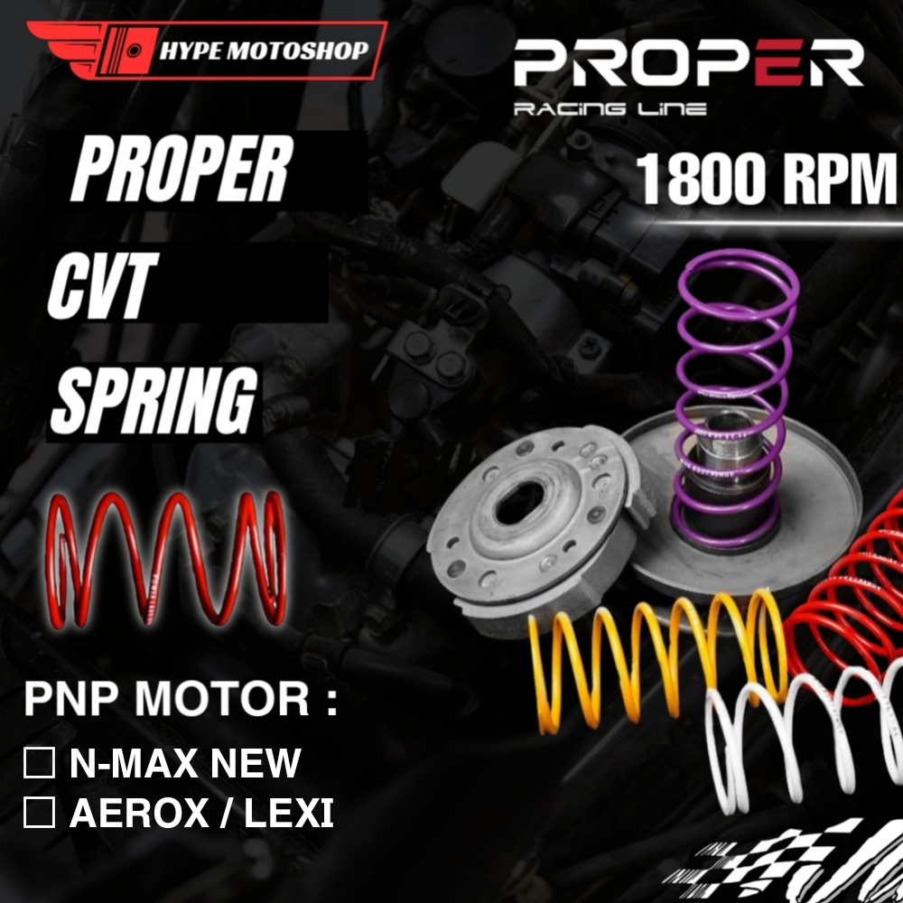 CVT PROPER RACING LINE MOTORCYCLE YAMAHA NEW NMAX AEROX LEXI 1000RPM ...