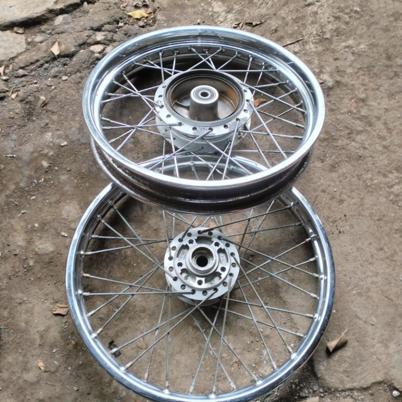Honda Verza front and rear rims with 2 fingers | Shopee Malaysia