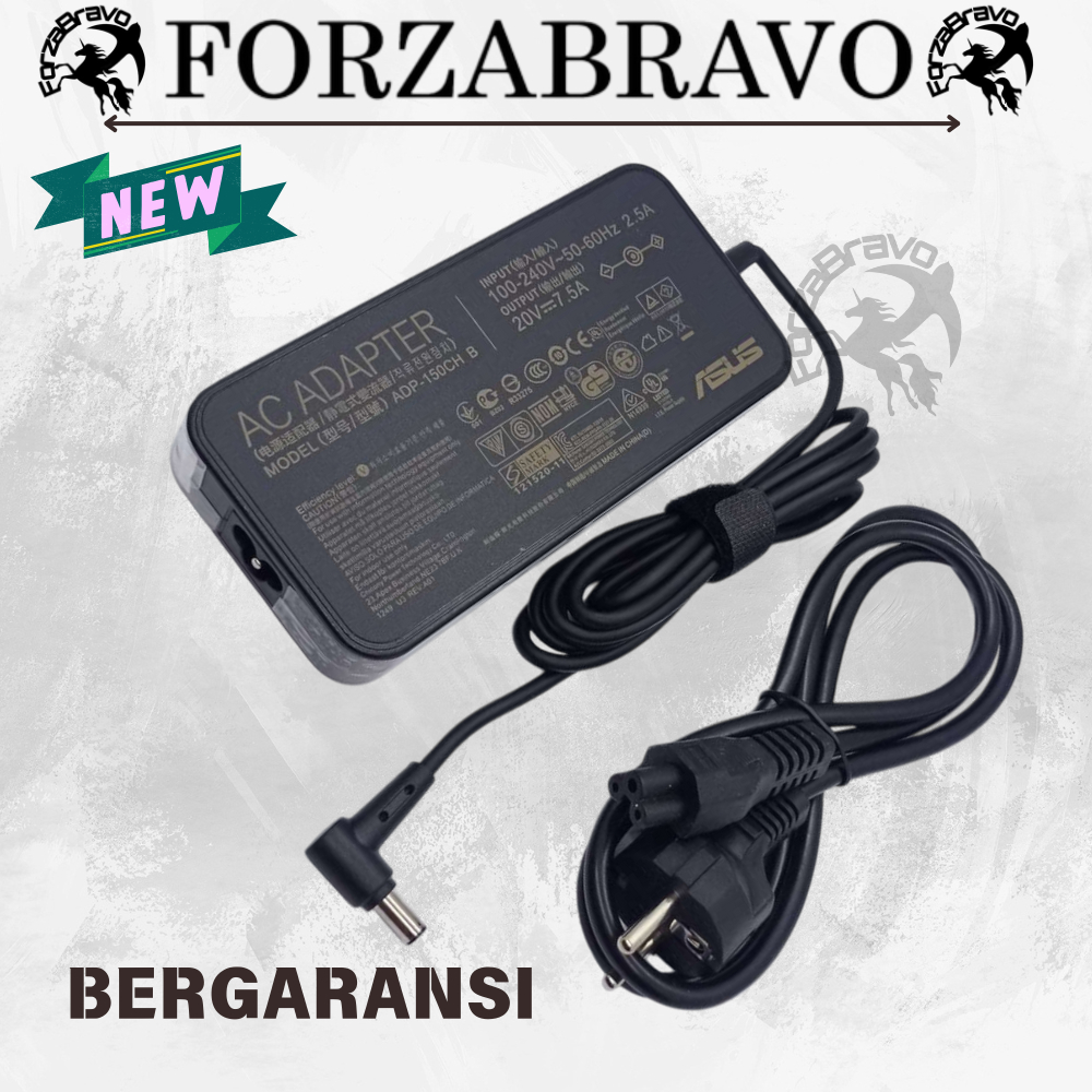 CHARGEUR POUR PC PORTABLE ASUS 20V-7.5A 150W 4.5*3.0MM WITH PIN