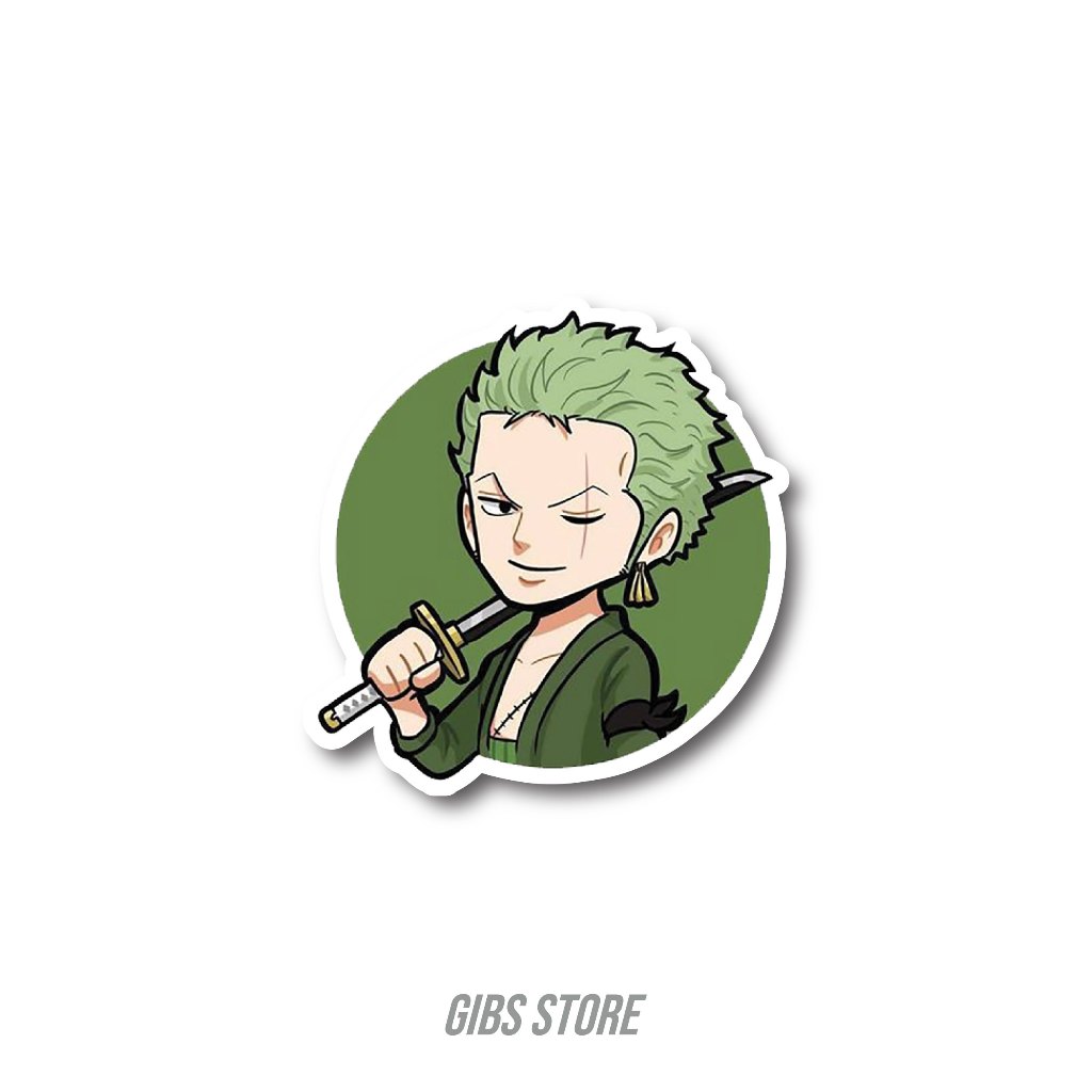 ZORO ONE PIECE RORONOA UNIT STICKER (INCLUDING SHAPE) | Shopee Malaysia