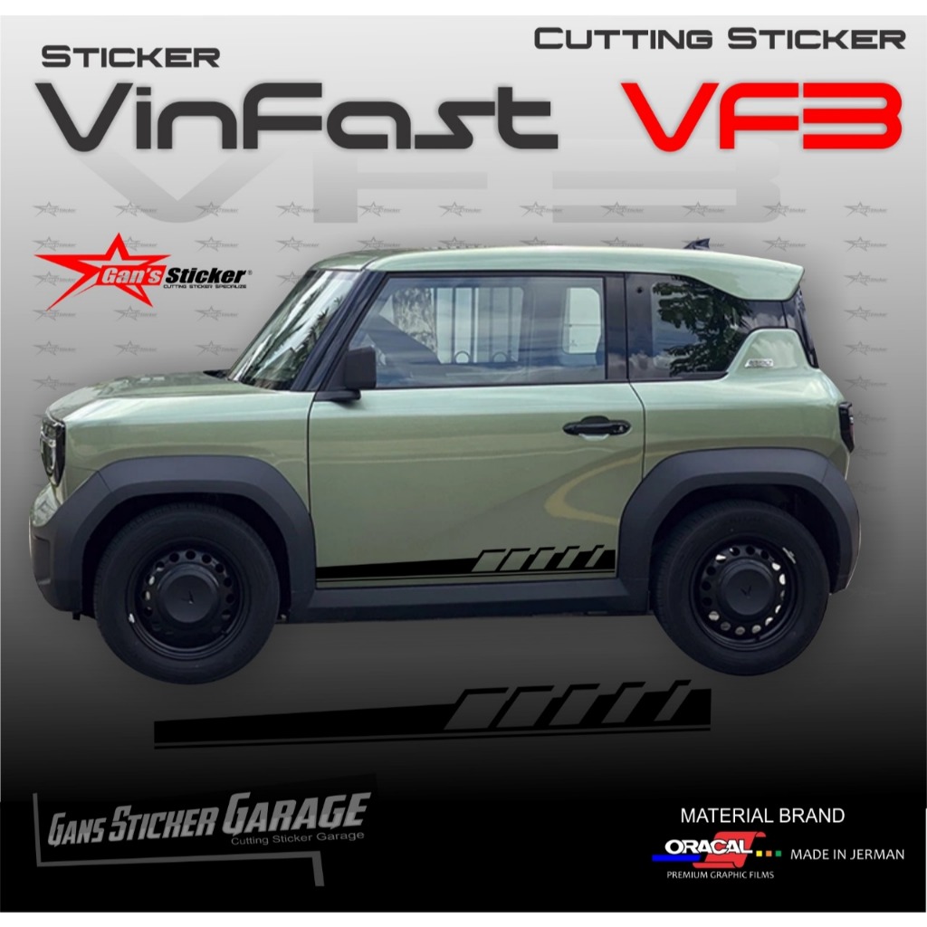 VINFAST VF3 stickers, VINFAST VF3 accessories | Shopee Malaysia