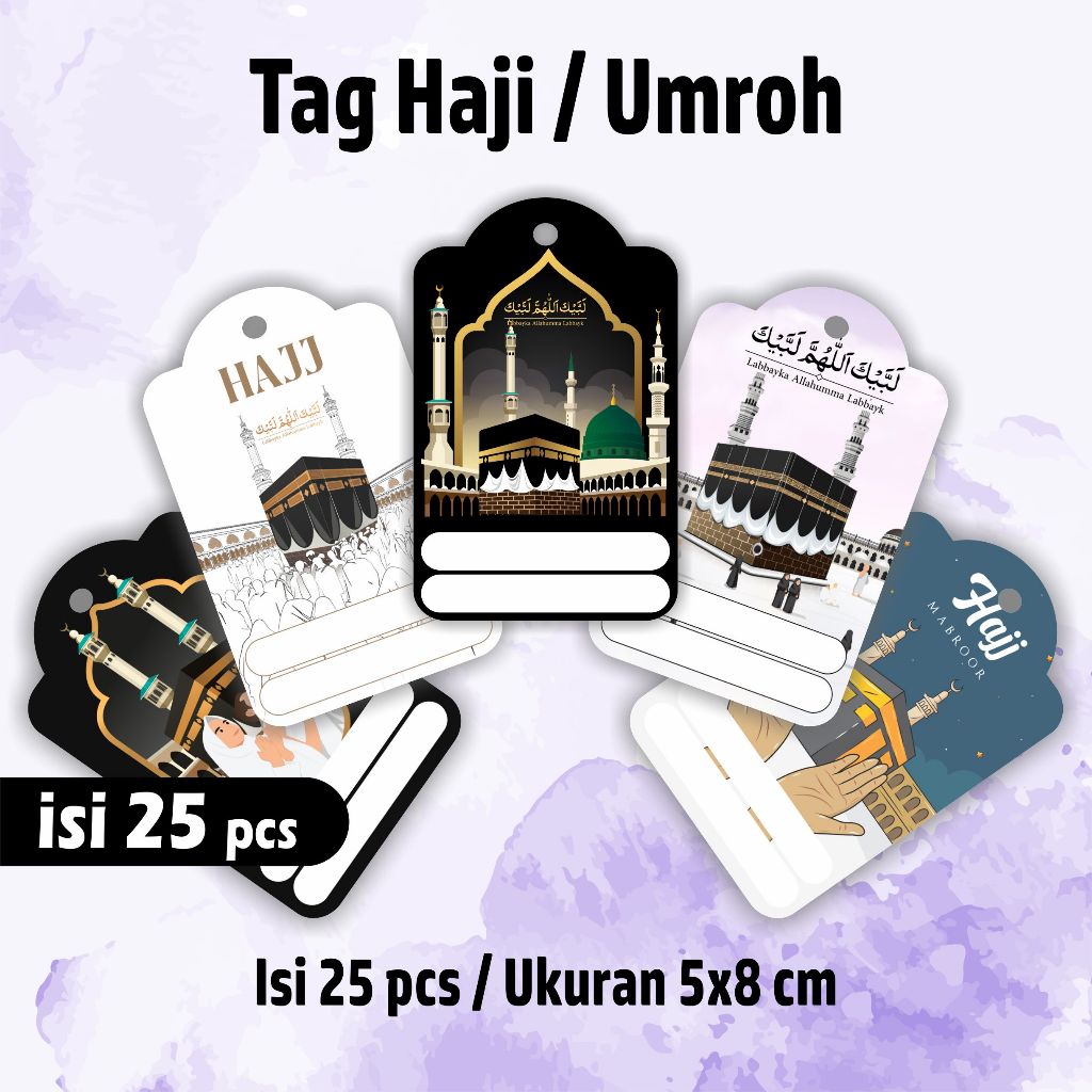 Hajj and Umrah HampersTAG - Hajj hangtag - Umrah and Hajj tag | Shopee ...
