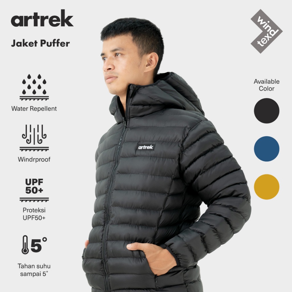 Artrek Puffer Mountain Jacket Bubble Jacket Outdoor Water Repellent ...