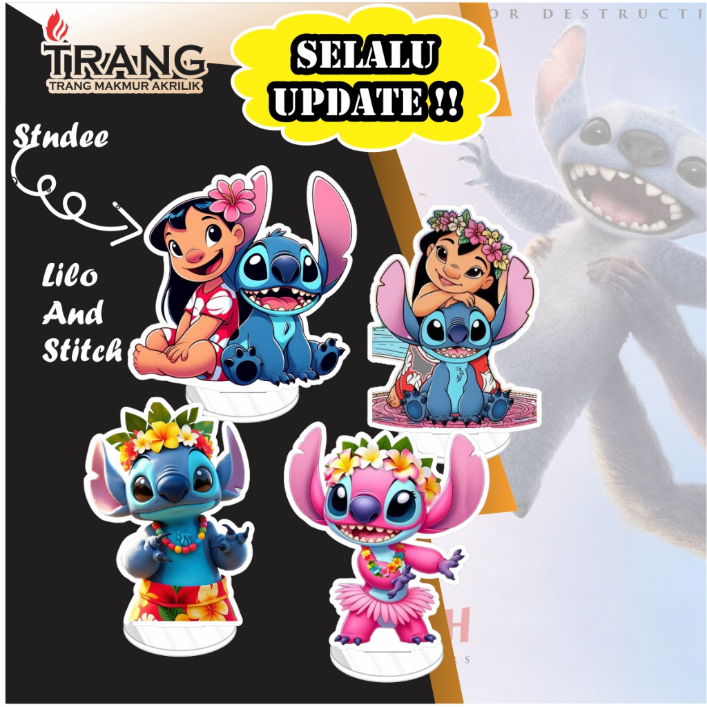 Lilo And Stitch Acrylic Standee figure / Standing Acrylic Action figure ...