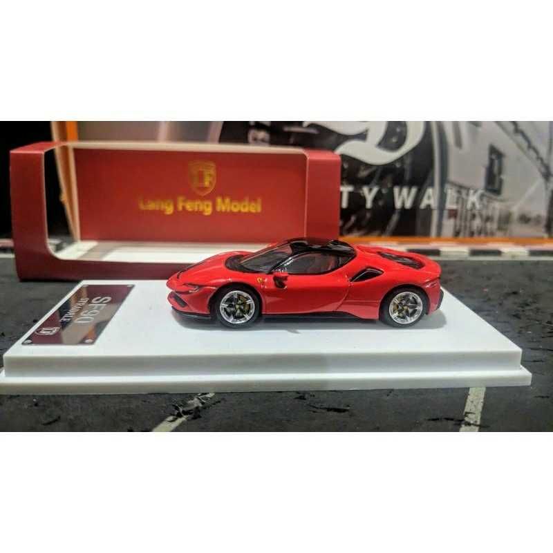 Diecast Lang Feng Model LF Ferrari SF90 Stradale Red Model | Shopee ...
