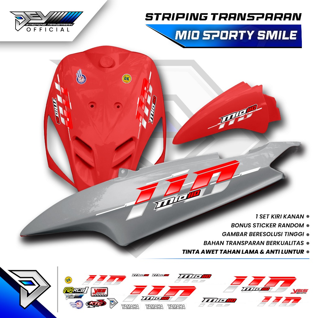 MIO SPORTY TRANSPARENT STRIPING | MIO SMILE | VIETNAM STYLE NUMBER ...
