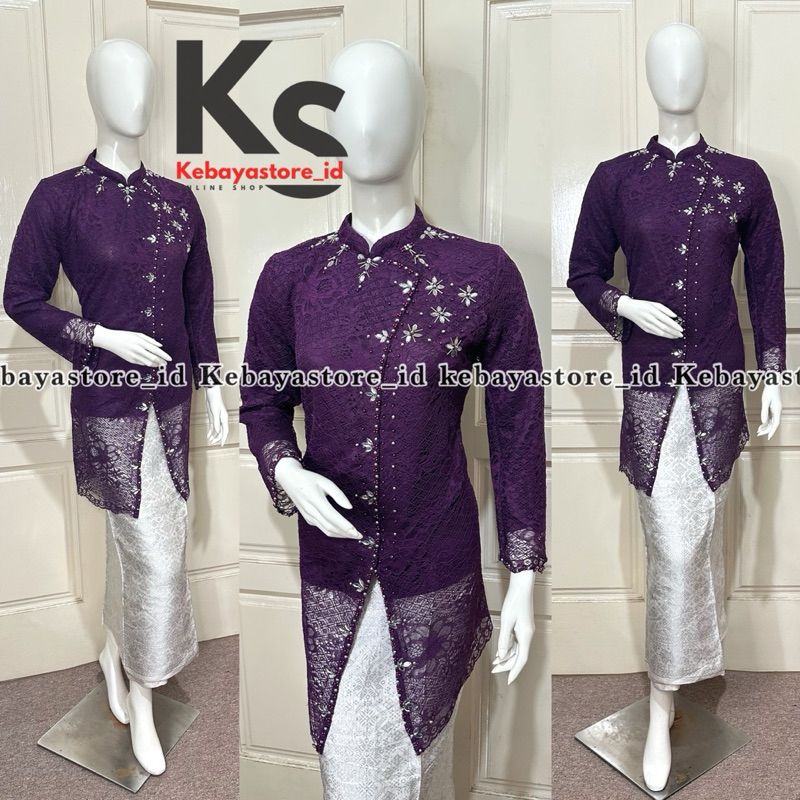 HITAM PUTIH Free HIJAB- MODERN SEQUENCE JANGGAN KEBAYA - MODERN BUSUI ...
