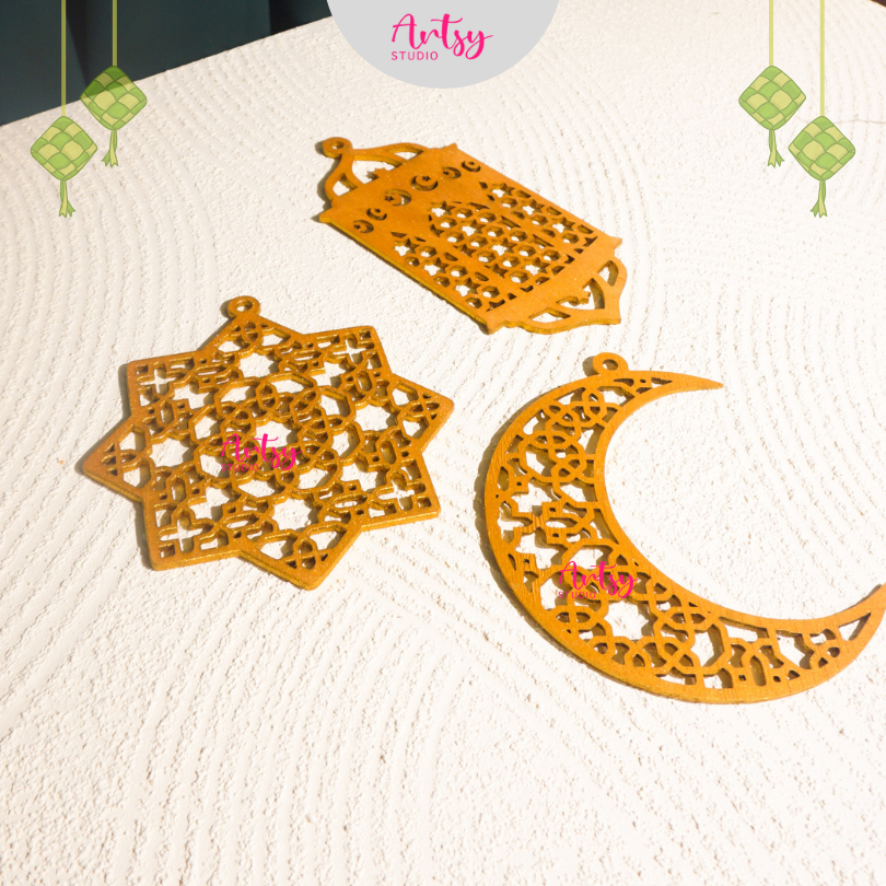 Artsy Studio - Hanging Islamic Ornaments Ramadhan Photo Props Eid Al ...