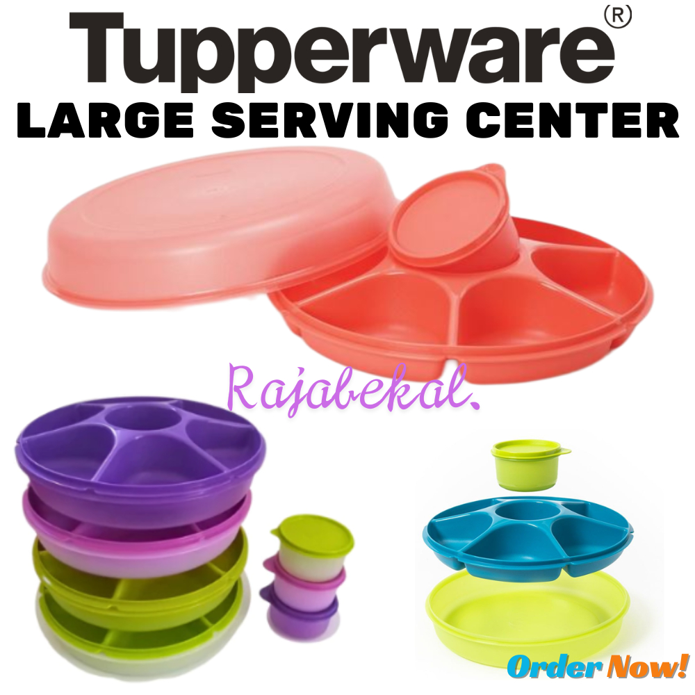 Tupperware Large Serving Center | Shopee Malaysia