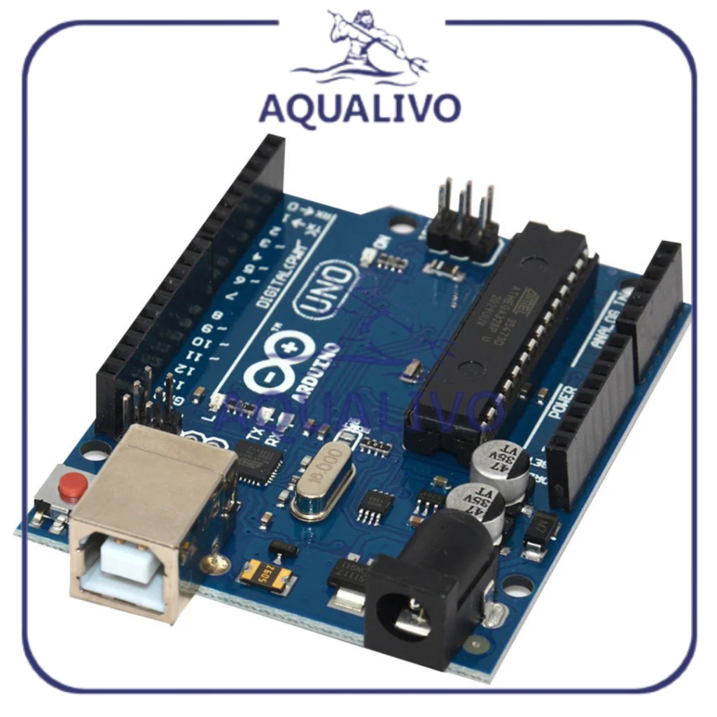 Arduino Uno R3 DIP ORIGINAL ATMEGA328P-PU IC CH340 Microcontroller Mega ...