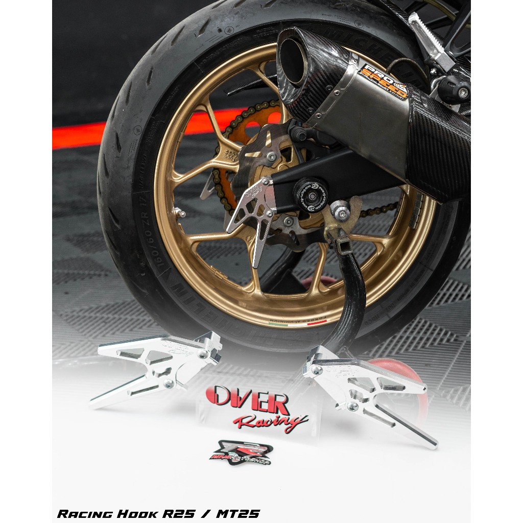OVER RACING RACING STAND HOOK YAMAHA R25 / MT25 - ORIGINAL JAPAN ...