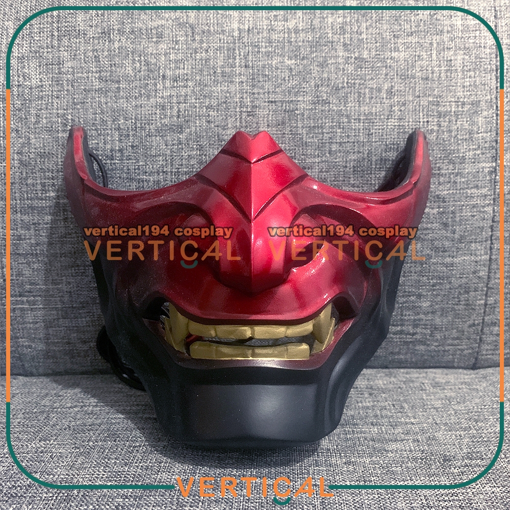 SAMURAI MASK JAPANESE MASK ONI JIN SAKAI GHOST OF TSUSHIMA COSPLAY ...