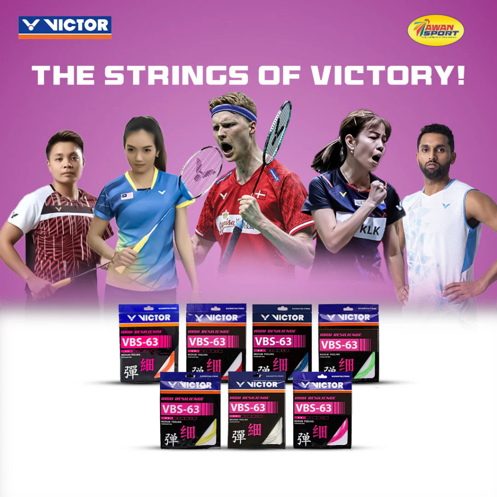 Victor VBS 63 Badminton Strings VBS63/ VBS-6/ | Shopee Malaysia