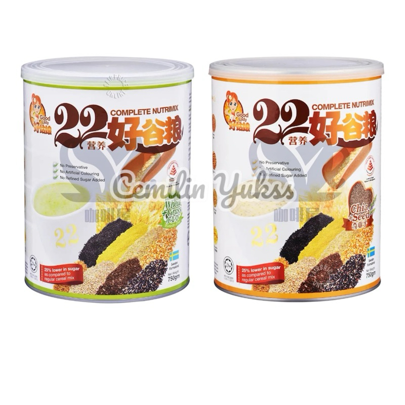 Good Lady 22 Ingredients Chia Seed 750g Good Lady Wheat Grass 750g ...