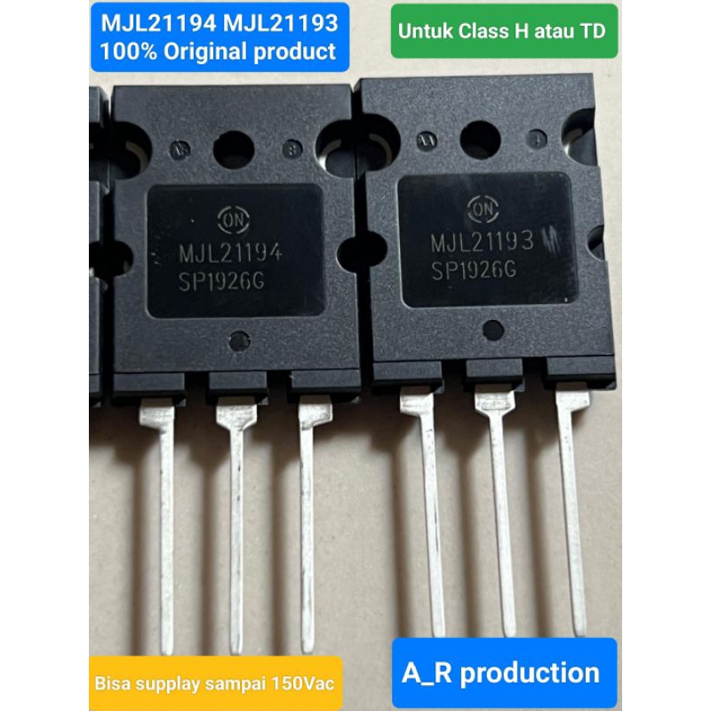 Transistor MJL 21193 21194/MJL21193 MJL21194 original 100% thick large ...