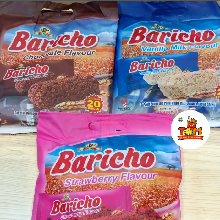 BARICHO Oat Wheat Cereal Wafer (20 pcs) Chocolate, Vanilla Milk ...