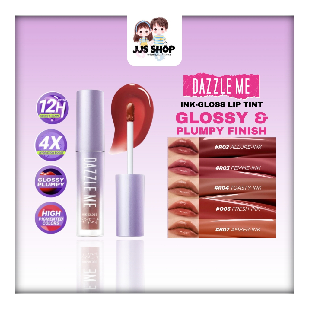 FREE GIFT!!! DAZZLE ME Ink-Gloss Ink Gloss Lip Tint Watery Ink Gel ...