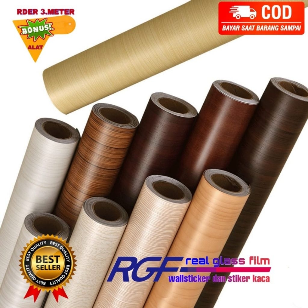 HPL STICKER / HPL WOOD MOTIF / TRIPLEK CLOSET COATING TABLE WALL ...