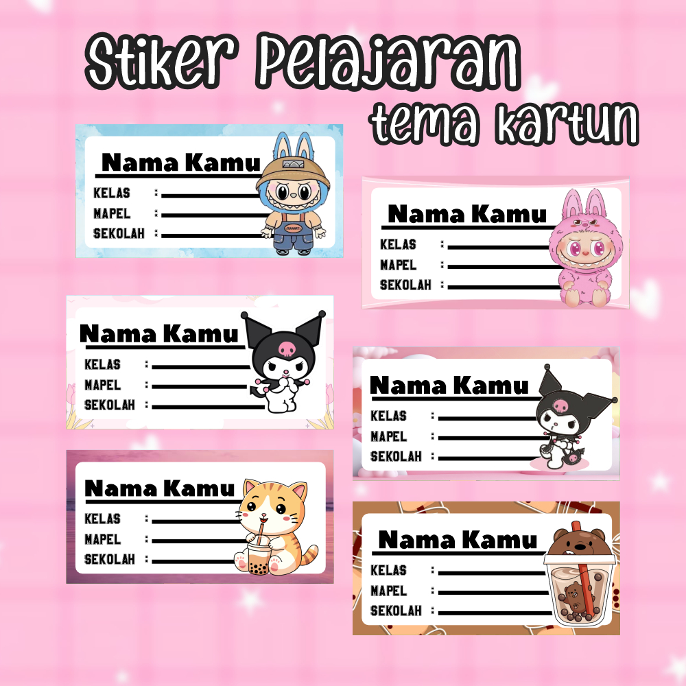 MATA Subject stickers, textbook labels, subject stickers, subject ...