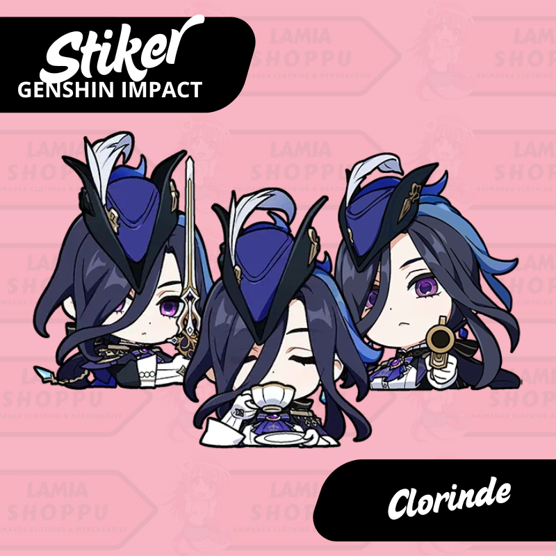 Genshin Impact Clorinde Sticker | Clorinde Genshin Sticker | Clorinde ...